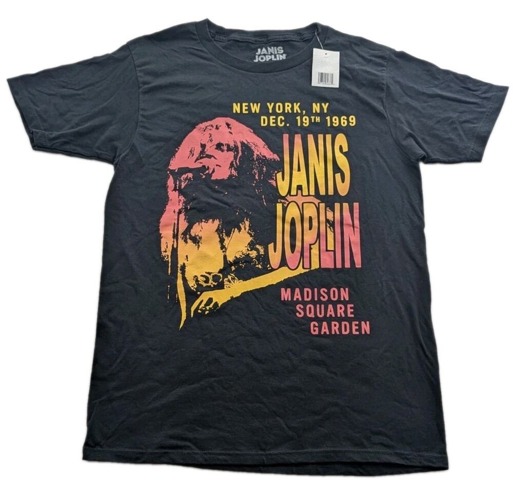 Janis Joplin Mens Small Madison Square Garden New York NY Dec 19th 1969 T-Shirt